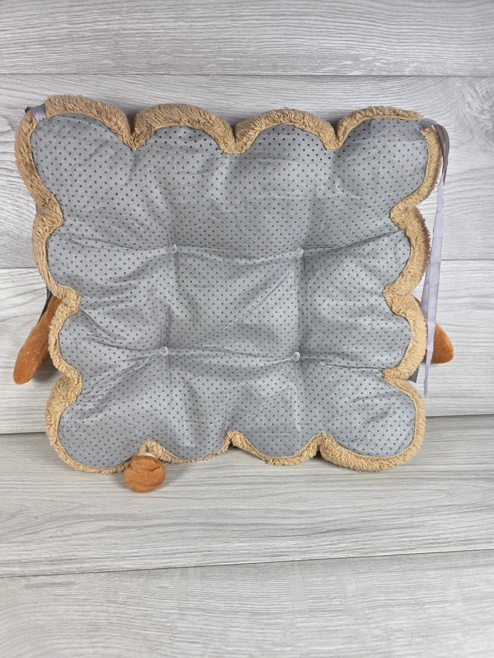 Kawaii Anthropomorphic Toast Plush Pillow Kitchen Chair Cushion 17